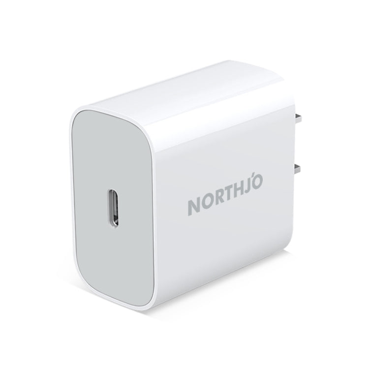 NORTHJO NOPD2000 PD 20W USB-C / Type-C Single Port Fast Wall Charger, US Plug, EU Plug
