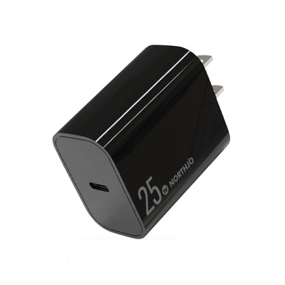 NORTHJO NOPD2501 PD 25W USB-C / Type-C Single Port Fast Charger, US Plug, EU Plug, UK Plug, AU Plug