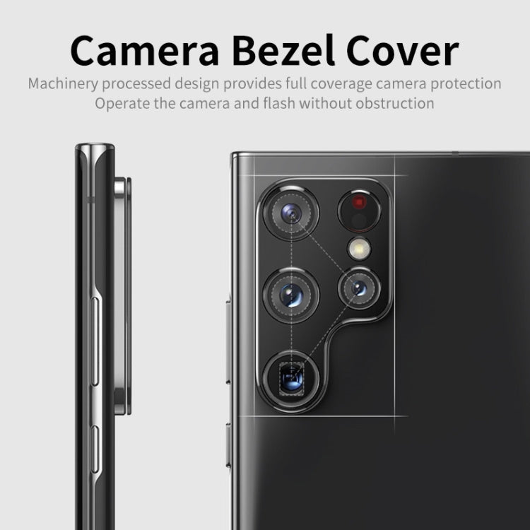 ENKAY Hat-Prince Aluminium Alloy Camera Lens Protector Full Cover, For Samsung Galaxy S23 5G / S23+ 5G, For Samsung Galaxy S23 Ultra 5G