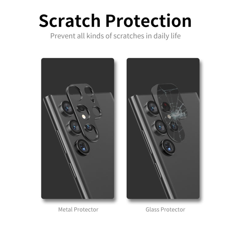 ENKAY Hat-Prince Aluminium Alloy Camera Lens Protector Full Cover, For Samsung Galaxy S23 5G / S23+ 5G, For Samsung Galaxy S23 Ultra 5G