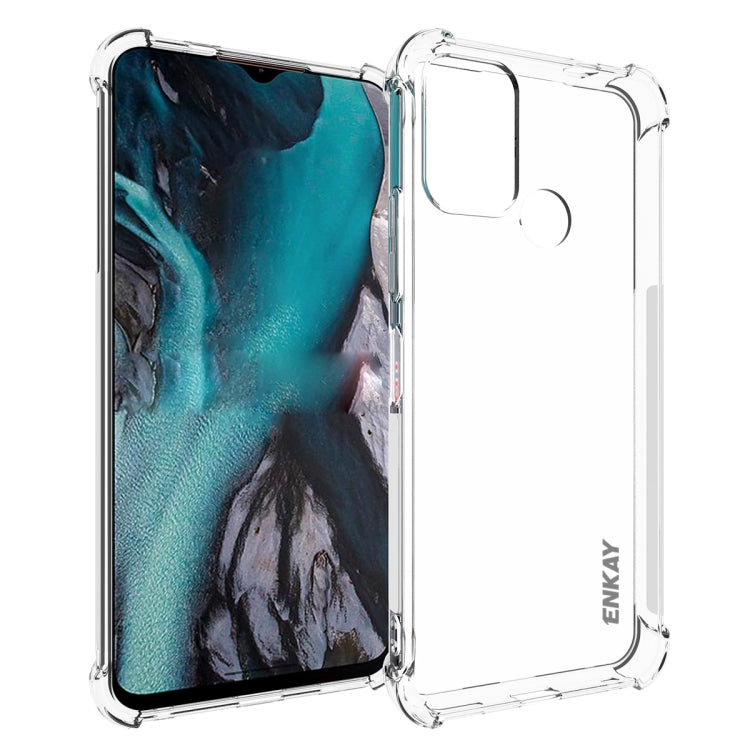 ENKAY Clear TPU Shockproof Anti-slip Phone Case, For Nokia C300 4G, For Nokia G42 5G, For Nokia C12 4G, For Nokia C22 4G, For Nokia C110 4G, For Nokia XR21 5G, For Nokia C32 4G
