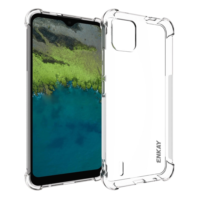 ENKAY Clear TPU Shockproof Anti-slip Phone Case, For Nokia C300 4G, For Nokia G42 5G, For Nokia C12 4G, For Nokia C22 4G, For Nokia C110 4G, For Nokia XR21 5G, For Nokia C32 4G