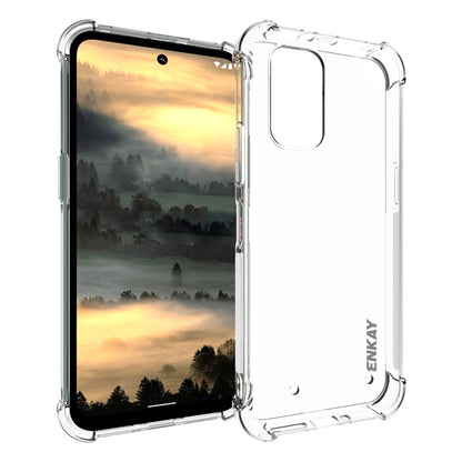 ENKAY Clear TPU Shockproof Anti-slip Phone Case, For Nokia C300 4G, For Nokia G42 5G, For Nokia C12 4G, For Nokia C22 4G, For Nokia C110 4G, For Nokia XR21 5G, For Nokia C32 4G