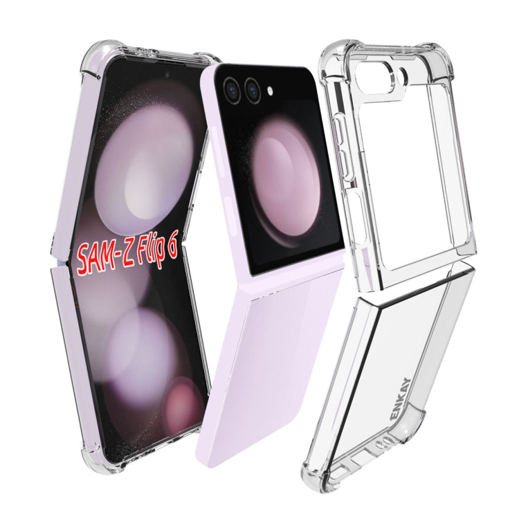 ENKAY Hat-Prince Transparent TPU Shockproof Phone Case, For Galaxy A18 / A17, For Galaxy S26 FE 5G, For Galaxy S26+ 5G, For Galaxy S26 Ultra 5G, For Galaxy S26 5G, For Galaxy A57 5G, For Galaxy A37 5G, For Galaxy A27 5G, For Galaxy Z Flip7 FE / Flip6  ...