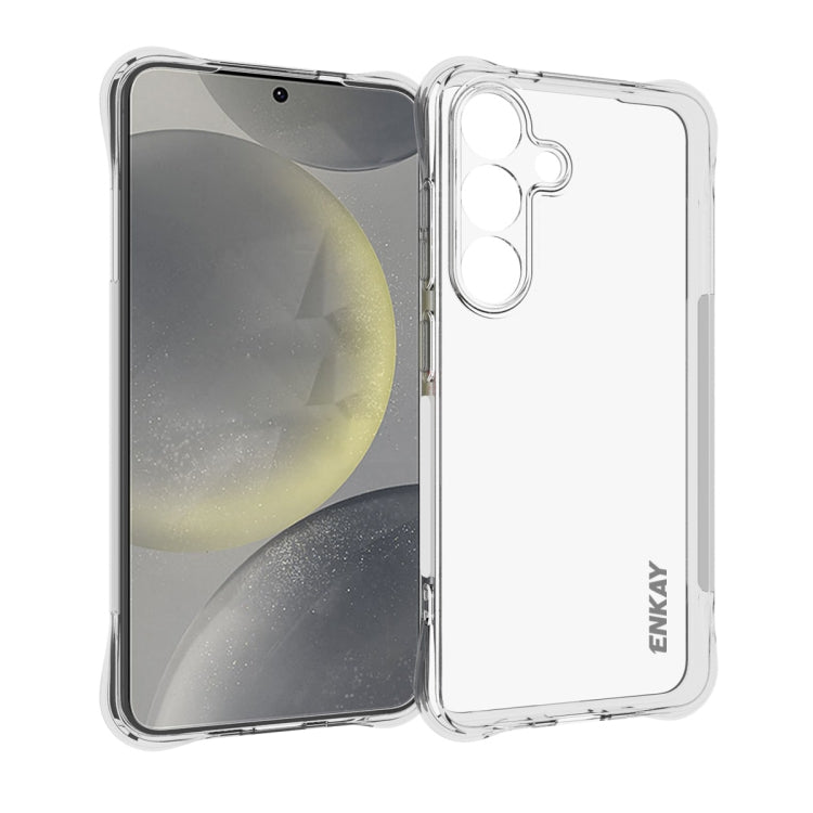 ENKAY Hat-Prince Transparent TPU Shockproof Phone Case, For Galaxy S26 FE 5G, For Galaxy S26+ 5G, For Galaxy S26 Ultra 5G, For Galaxy S26 5G, For Galaxy A57 5G, For Galaxy A37 5G, For Galaxy A27 5G, For Galaxy S25 FE 5G, For Galaxy M36 5G              ...