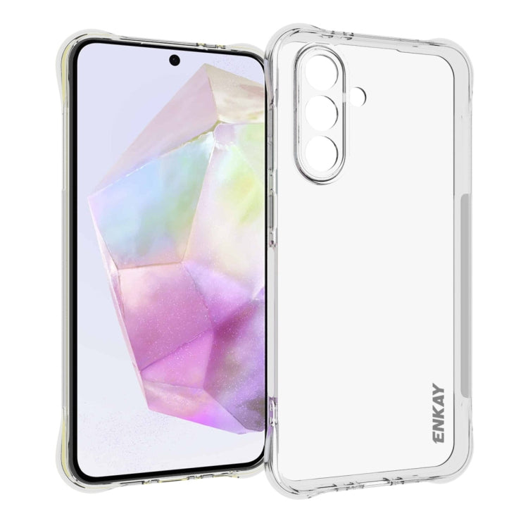 ENKAY Hat-Prince Transparent TPU Shockproof Phone Case, For Galaxy S26 FE 5G, For Galaxy S26+ 5G, For Galaxy S26 Ultra 5G, For Galaxy S26 5G, For Galaxy A57 5G, For Galaxy A37 5G, For Galaxy A27 5G, For Galaxy S25 FE 5G, For Galaxy M36 5G              ...
