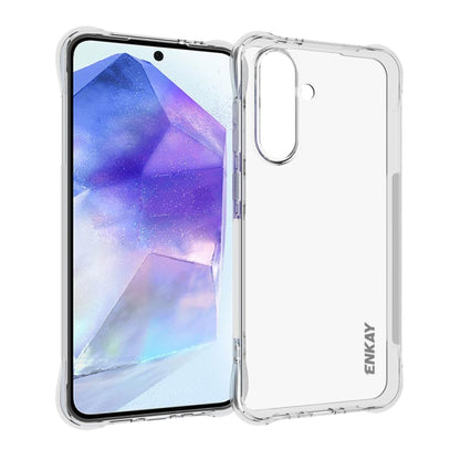 ENKAY Hat-Prince Transparent TPU Shockproof Phone Case, For Galaxy S26 FE 5G, For Galaxy S26+ 5G, For Galaxy S26 Ultra 5G, For Galaxy S26 5G, For Galaxy A57 5G, For Galaxy A37 5G, For Galaxy A27 5G, For Galaxy S25 FE 5G, For Galaxy M36 5G              ...