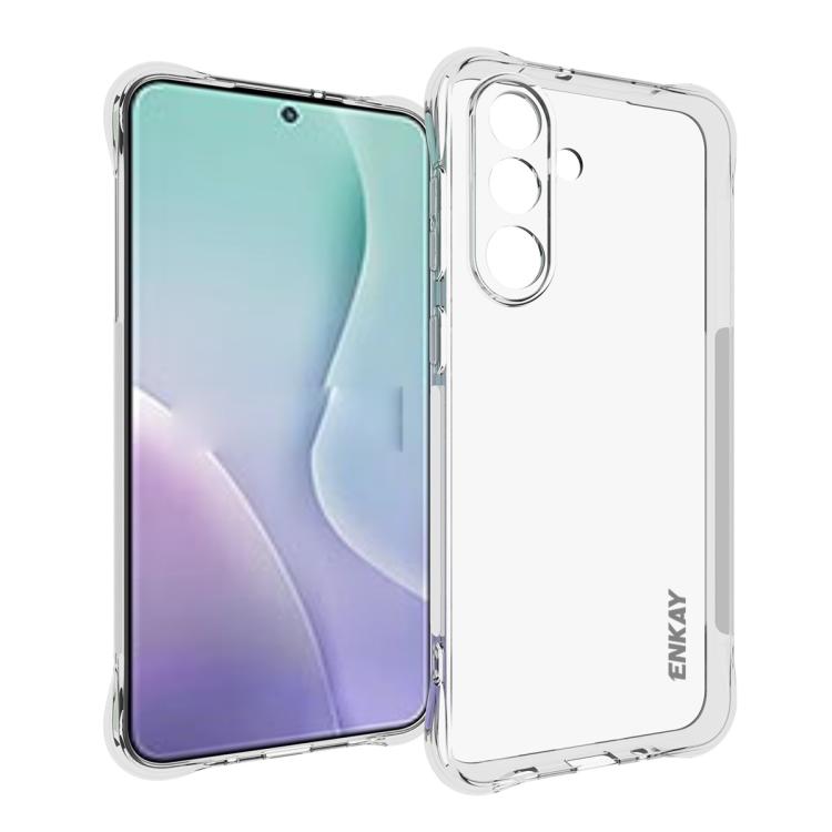 ENKAY Hat-Prince Transparent TPU Shockproof Phone Case, For Galaxy S26 FE 5G, For Galaxy S26+ 5G, For Galaxy S26 Ultra 5G, For Galaxy S26 5G, For Galaxy A57 5G, For Galaxy A37 5G, For Galaxy A27 5G, For Galaxy S25 FE 5G, For Galaxy M36 5G              ...
