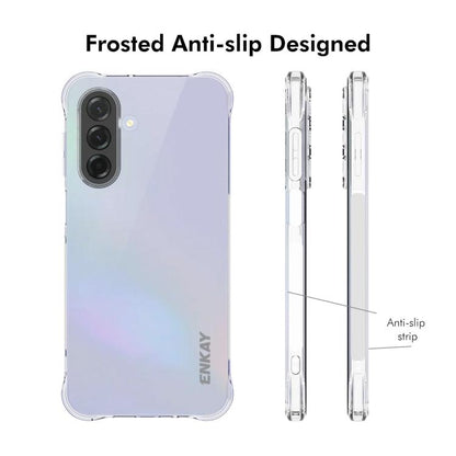 ENKAY Hat-Prince Transparent TPU Shockproof Phone Case, For Galaxy A18 / A17, For Galaxy S26 FE 5G, For Galaxy S26+ 5G, For Galaxy S26 Ultra 5G, For Galaxy S26 5G, For Galaxy A57 5G, For Galaxy A37 5G, For Galaxy A27 5G, For Galaxy Z Flip7 FE / Flip6  ...