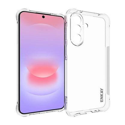 ENKAY Hat-Prince Transparent TPU Shockproof Phone Case, For Galaxy A18 / A17, For Galaxy S26 FE 5G, For Galaxy S26+ 5G, For Galaxy S26 Ultra 5G, For Galaxy S26 5G, For Galaxy A57 5G, For Galaxy A37 5G, For Galaxy A27 5G, For Galaxy Z Flip7 FE / Flip6  ...