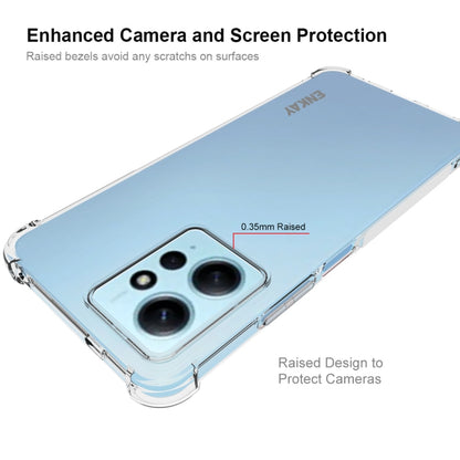 For Xiaomi Redmi Note 12 4G Global ENKAY Clear TPU Shockproof Anti-slip Phone Case, For Xiaomi Redmi Note 12 4G Global
