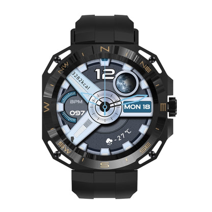 E25 1.43 inch Color Screen Smart Watch,Support Heart Rate Monitoring / Blood Pressure Monitoring