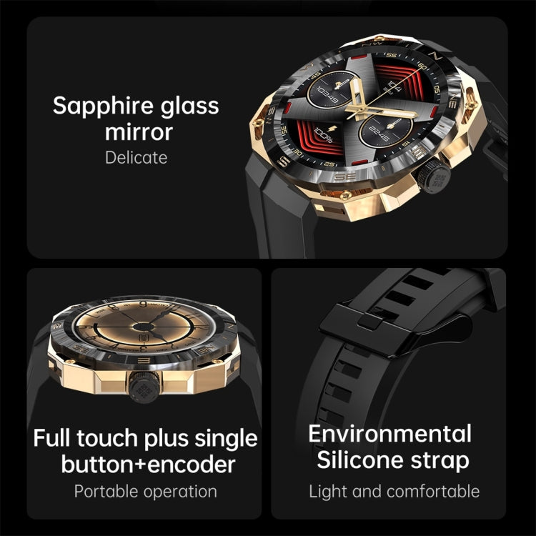 E25 1.43 inch Color Screen Smart Watch,Support Heart Rate Monitoring / Blood Pressure Monitoring