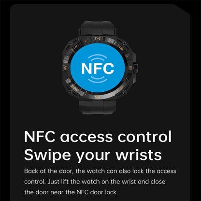 E25 1.43 inch Color Screen Smart Watch,Support Heart Rate Monitoring / Blood Pressure Monitoring