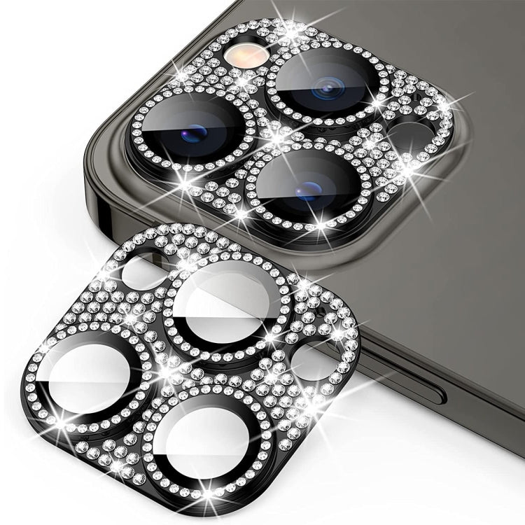 For iPhone 12 Pro / 12 Pro Max ENKAY Hat-Prince Blink Diamond Camera Lens Aluminium Alloy Tempered Glass Film, For iPhone 12 Pro