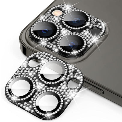 For iPhone 12 Pro / 12 Pro Max ENKAY Hat-Prince Blink Diamond Camera Lens Aluminium Alloy Tempered Glass Film, For iPhone 12 Pro