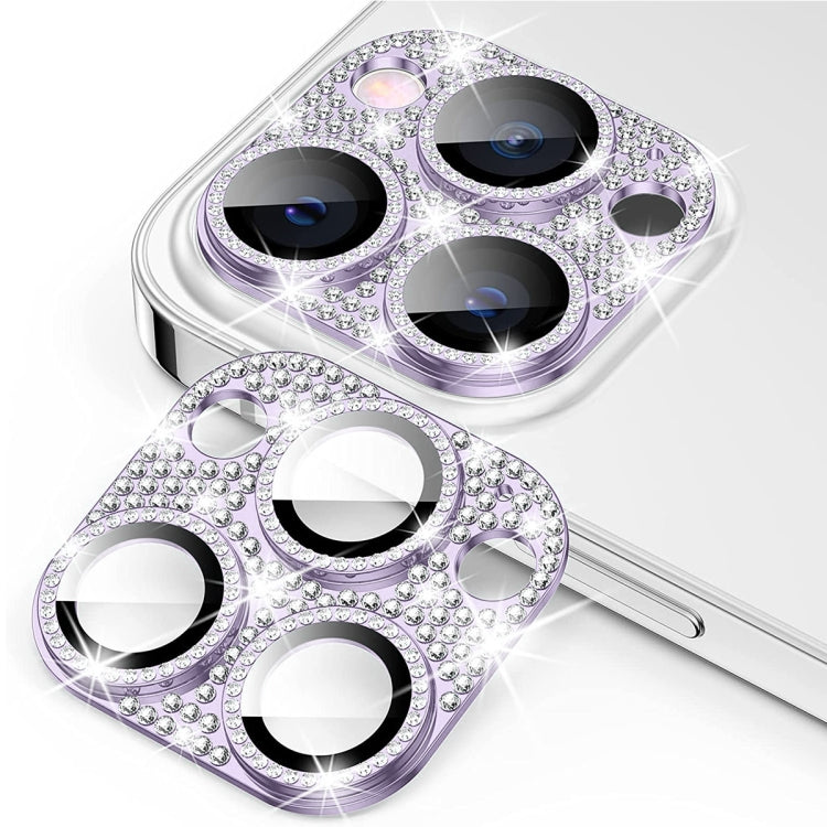 For iPhone 12 Pro / 12 Pro Max ENKAY Hat-Prince Blink Diamond Camera Lens Aluminium Alloy Tempered Glass Film, For iPhone 12 Pro