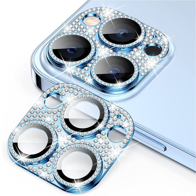For iPhone 12 Pro / 12 Pro Max ENKAY Hat-Prince Blink Diamond Camera Lens Aluminium Alloy Tempered Glass Film, For iPhone 12 Pro