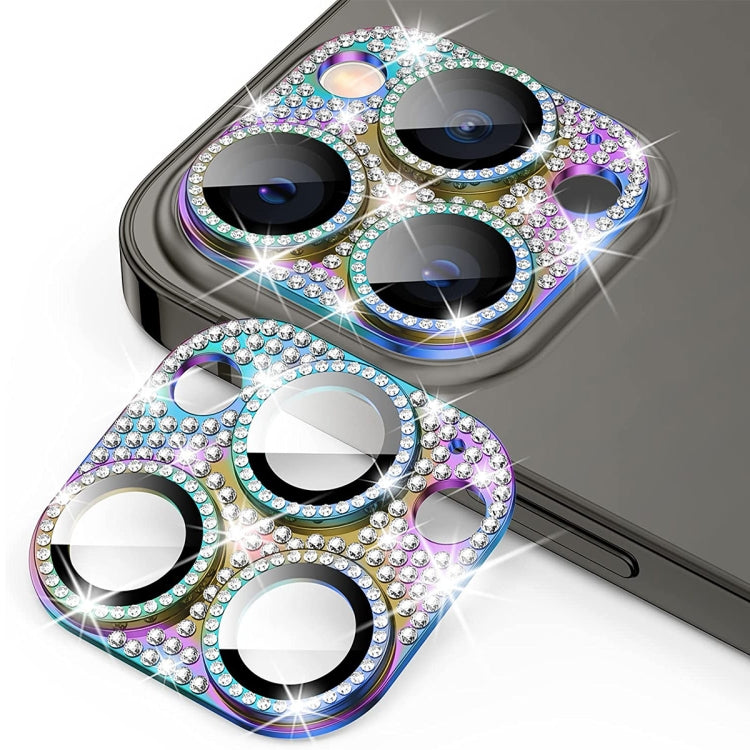 For iPhone 12 Pro / 12 Pro Max ENKAY Hat-Prince Blink Diamond Camera Lens Aluminium Alloy Tempered Glass Film, For iPhone 12 Pro