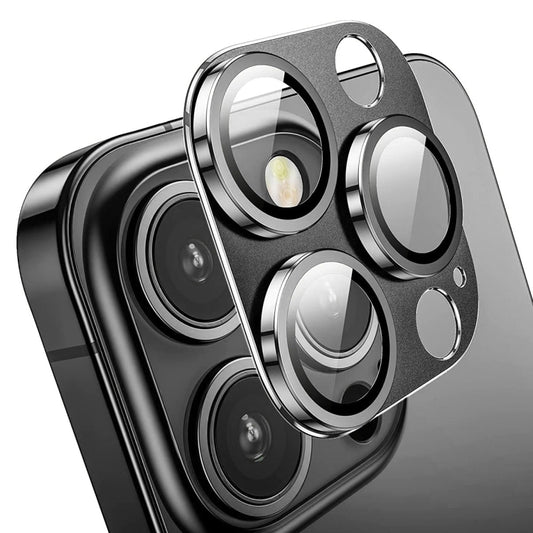 For iPhone 13 Pro / 13 Pro Max ENKAY Hat-Prince Anti-reflection Camera Lens Aluminium Alloy Tempered Glass Film, For iPhone 13 Pro / 13 Pro Max