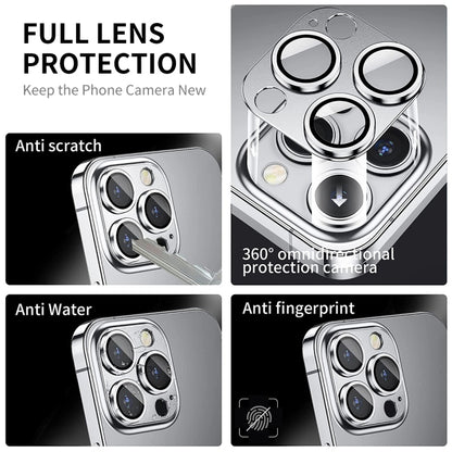 For iPhone 13 Pro / 13 Pro Max ENKAY Hat-Prince Anti-reflection Camera Lens Aluminium Alloy Tempered Glass Film, For iPhone 13 Pro / 13 Pro Max