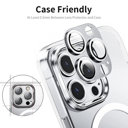 For iPhone 14 Pro / 14 Pro Max ENKAY Hat-Prince Anti-reflection Camera Lens Aluminium Alloy  Tempered Glass Film, For iPhone 14 Pro / 14 Pro Max