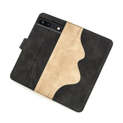 For Google Pixel 7a Stitching Horizontal Flip Leather Phone Case, For Google Pixel 7a