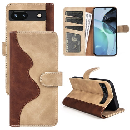 For Google Pixel 7a Stitching Horizontal Flip Leather Phone Case, For Google Pixel 7a