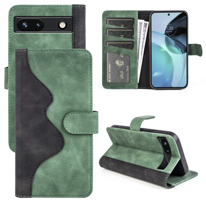 For Google Pixel 7a Stitching Horizontal Flip Leather Phone Case, For Google Pixel 7a