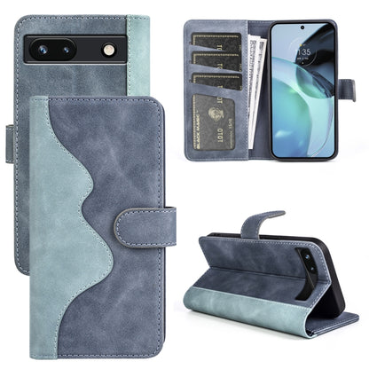 For Google Pixel 7a Stitching Horizontal Flip Leather Phone Case, For Google Pixel 7a