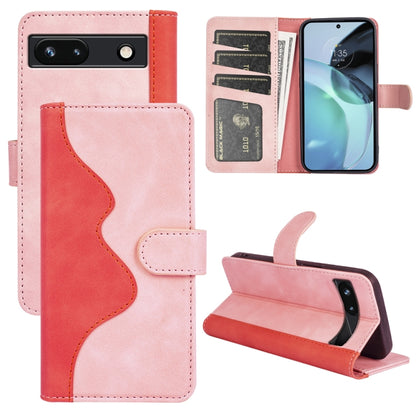 For Google Pixel 7a Stitching Horizontal Flip Leather Phone Case, For Google Pixel 7a