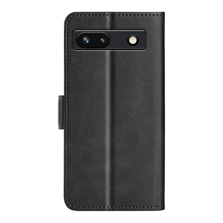 For Google Pixel 7a Dual-side Magnetic Buckle Leather Phone Case, For Google Pixel 7a