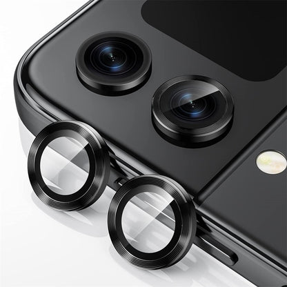 For Samsung Galaxy Z Flip4 / W23 Flip ENKAY Hat-Prince 9H Rear Camera Lens Aluminium Alloy Tempered Glass Film, For Samsung Galaxy Z Flip4 / W23 Flip