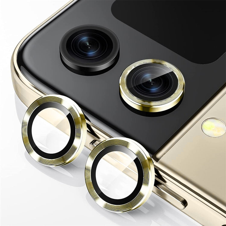 For Samsung Galaxy Z Flip4 / W23 Flip ENKAY Hat-Prince 9H Rear Camera Lens Aluminium Alloy Tempered Glass Film, For Samsung Galaxy Z Flip4 / W23 Flip