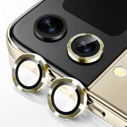 For Samsung Galaxy Z Flip4 / W23 Flip ENKAY Hat-Prince 9H Rear Camera Lens Aluminium Alloy Tempered Glass Film, For Samsung Galaxy Z Flip4 / W23 Flip