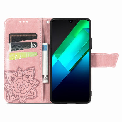 Butterfly Love Flower Embossed Leather Phone Case, For Infinix Note 12 G96, For OnePlus Ace 2, For Realme C55, For Tecno Pova Neo 5G, For ZTE Blade A52, For Samsung Galaxy A14 4G, For Samsung Galaxy A34 5G