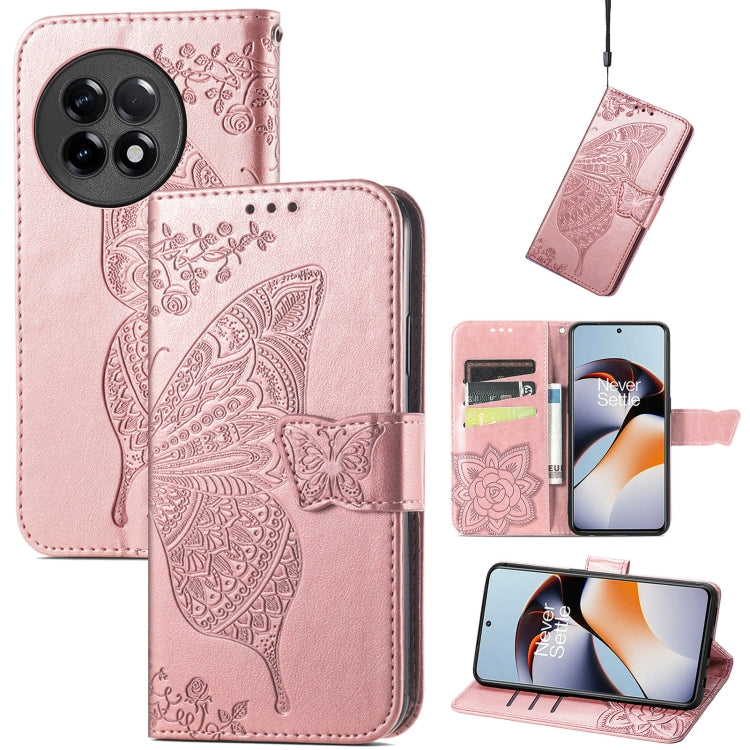 Butterfly Love Flower Embossed Leather Phone Case, For Infinix Note 12 G96, For Kyocera Android One S10, For OnePlus Ace 2, For Realme C55, For Tecno Pova Neo 5G, For ZTE Blade A52, For Samsung Galaxy A14 4G, For Samsung Galaxy A34 5G
