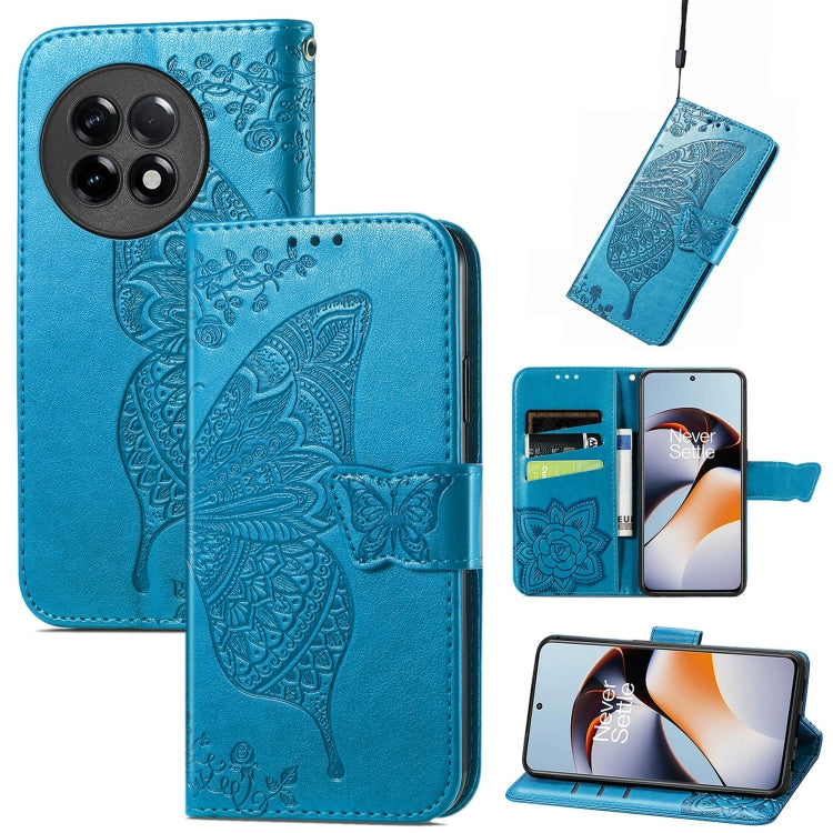 Butterfly Love Flower Embossed Leather Phone Case, For Infinix Note 12 G96, For Kyocera Android One S10, For OnePlus Ace 2, For Realme C55, For Tecno Pova Neo 5G, For ZTE Blade A52, For Samsung Galaxy A14 4G, For Samsung Galaxy A34 5G