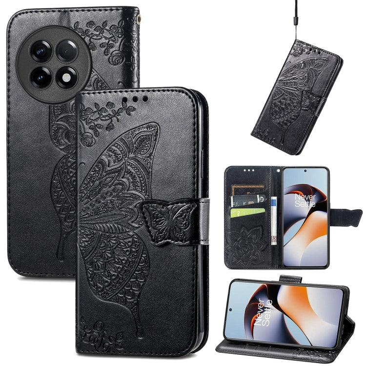 Butterfly Love Flower Embossed Leather Phone Case, For Infinix Note 12 G96, For OnePlus Ace 2, For Realme C55, For Tecno Pova Neo 5G, For ZTE Blade A52, For Samsung Galaxy A14 4G, For Samsung Galaxy A34 5G