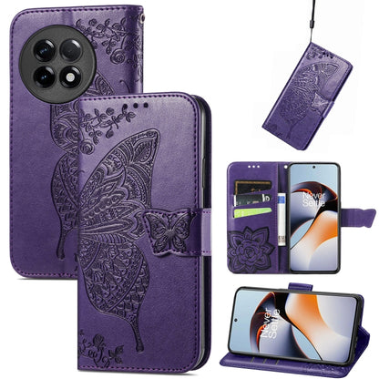 Butterfly Love Flower Embossed Leather Phone Case, For Infinix Note 12 G96, For OnePlus Ace 2, For Realme C55, For Tecno Pova Neo 5G, For ZTE Blade A52, For Samsung Galaxy A14 4G, For Samsung Galaxy A34 5G
