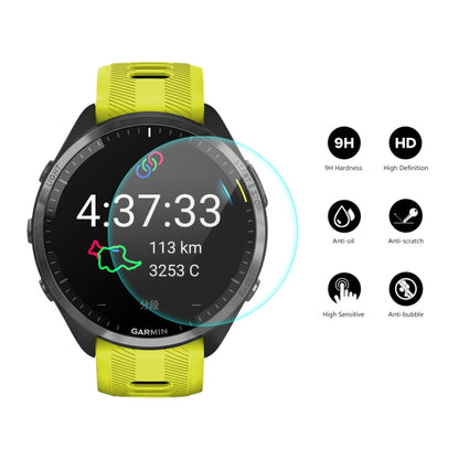 For Garmin Forerunner 965 ENKAY 0.2mm 9H Tempered Glass Screen Protector Watch Film, 1pcs, 2pcs, 5pcs, 10pcs