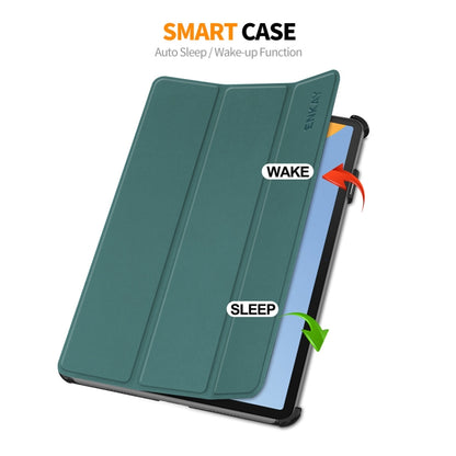 For Huawei MatePad 11 2023 ENKAY Tri-fold Custer Texture Leather Stand Smart Case, For Huawei MatePad 11 2023