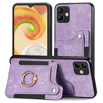 Retro Skin-feel Ring Multi-card Wallet Phone Case, For Samsung Galaxy A32 4G, For Samsung Galaxy A21s, For Samsung Galaxy A04, For Realme C35