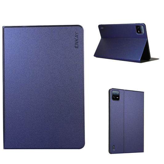 Pour Xiaomi Pad 6 / Pad 6 Pro ENKAY Étui en cuir avec support intelligent pour tablette, Pour Xiaomi Pad 6 / Pad 6 Pro