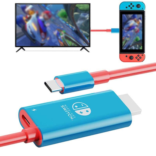 ENKAY ENK-CB136 6.6Ft. Type-C to HDMI Conversion Cable for Switch 4K HD Projection TV, HDMI Conversion Cable
