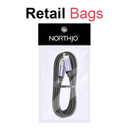 NORTHJO LTM03 8 Pin to 3.5mm Audio AUX Jack Cable, 0.5m, 1m, 1.5m