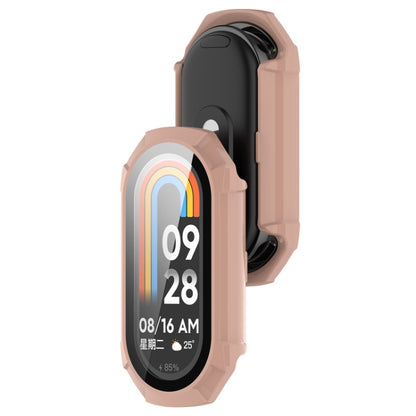 For Xiaomi Mi Band 8 ENKAY Hat-Prince Full Coverage PC Frame + Tempered Glass Film Watch Case
