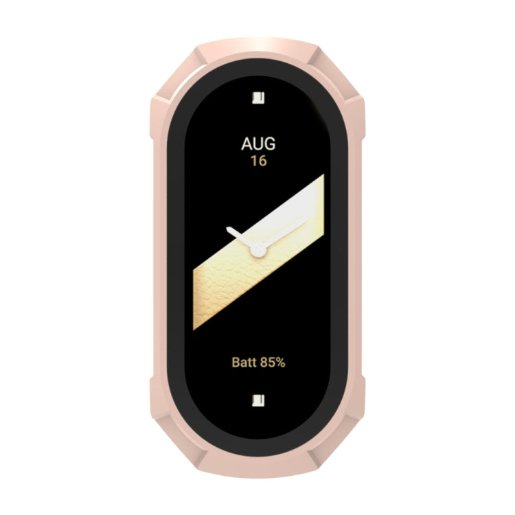 For Xiaomi Mi Band 8 ENKAY Hat-Prince Full Coverage PC Frame + Tempered Glass Film Watch Case