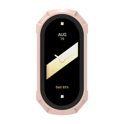 For Xiaomi Mi Band 8 ENKAY Hat-Prince Full Coverage PC Frame + Tempered Glass Film Watch Case