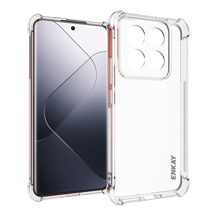ENKAY Hat-Prince Transparent TPU Shockproof Phone Case, For Redmi A5 4G 171.7mm, For Redmi Note 14S 4G, For Redmi Note14 4G 164.84mm, For Xiaomi 15 Ultra, For Xiaomi Poco X7 Pro 5G, For Xiaomi Poco M7 Pro 5G, For Redmi Note 14 Pro 4G�������������������...